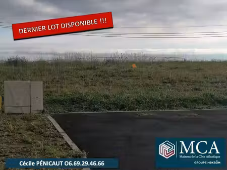 terrain constructible viabilisé à vendre