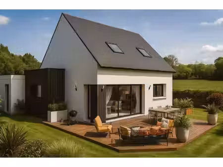 terrain avec maison neuve à vendre