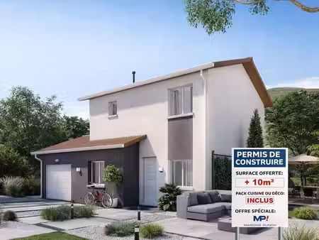 terrain avec maison neuve à vendre