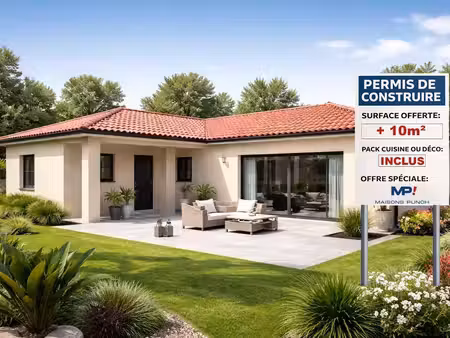 terrain avec maison neuve à vendre