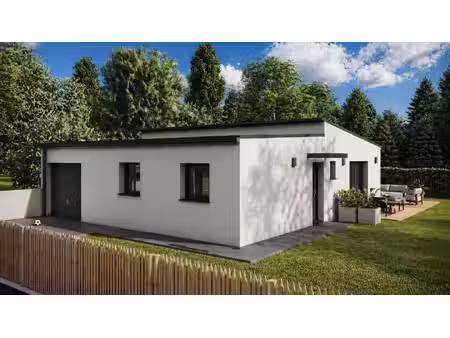 terrain avec maison neuve à vendre