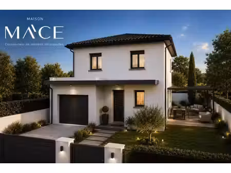 terrain avec maison neuve à vendre