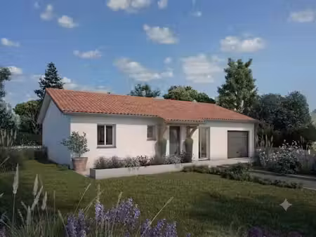 terrain avec maison neuve à vendre