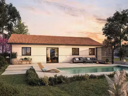 terrain avec maison neuve à vendre