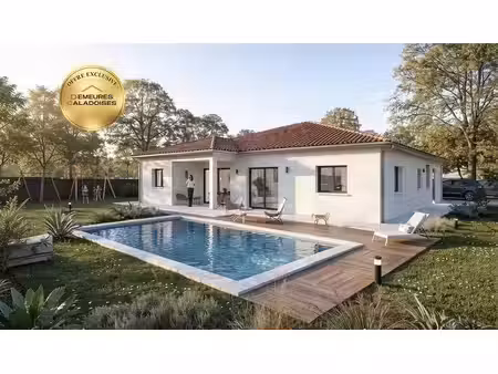 terrain avec maison neuve à vendre