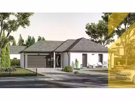 terrain avec maison neuve à vendre