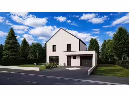 terrain avec maison neuve à vendre