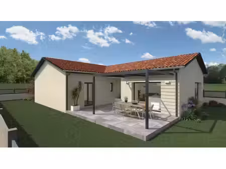 terrain avec maison neuve à vendre