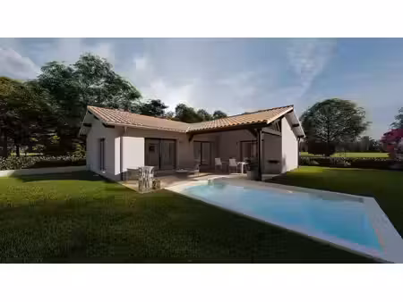 terrain avec maison neuve à vendre