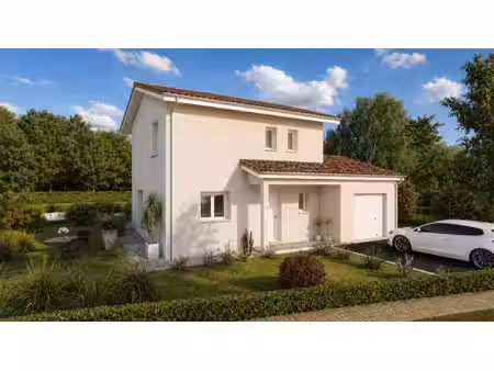 terrain avec maison neuve à vendre