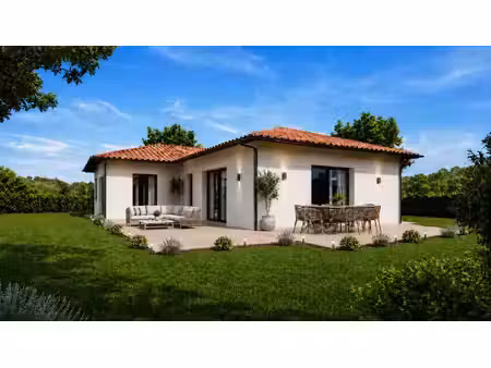 terrain avec maison neuve à vendre