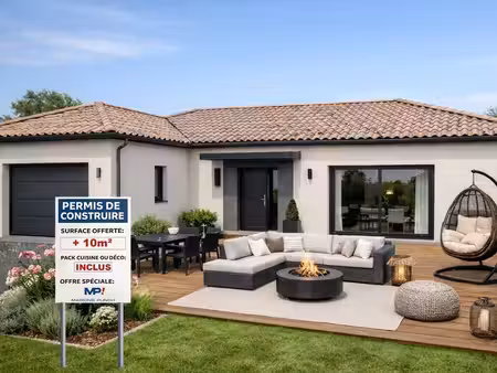terrain avec maison neuve à vendre