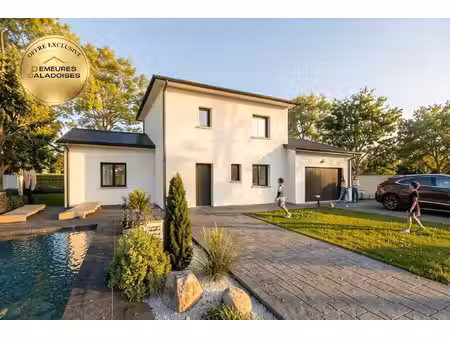 terrain avec maison neuve à vendre