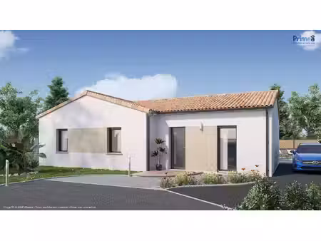 terrain avec maison neuve à vendre