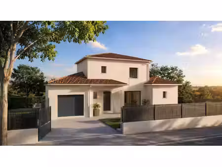 terrain avec maison neuve à vendre