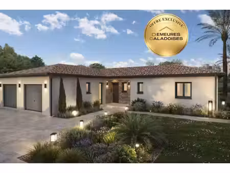 terrain avec maison neuve à vendre