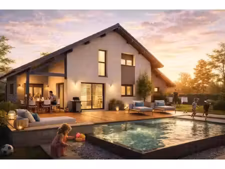 terrain avec maison neuve à vendre