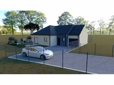 terrain avec maison neuve à vendre