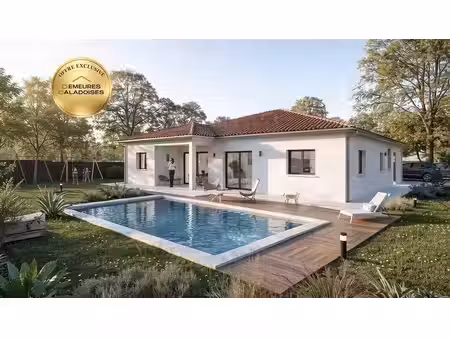terrain avec maison neuve à vendre