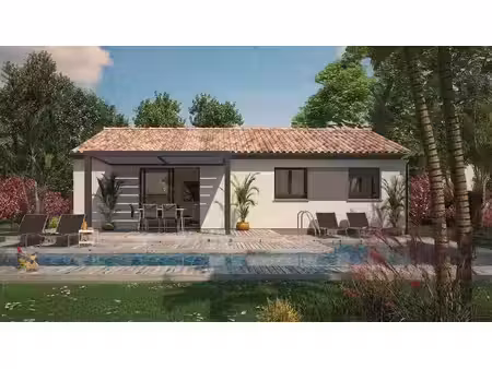 terrain avec maison neuve à vendre
