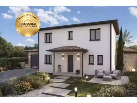 terrain avec maison neuve à vendre