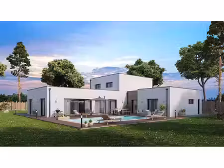 terrain avec maison neuve à vendre