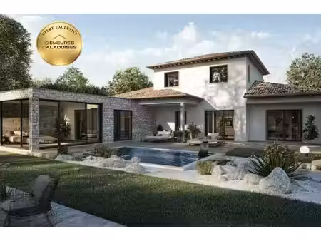 terrain avec maison neuve à vendre