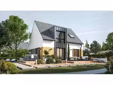 terrain avec maison neuve à vendre