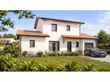 terrain avec maison neuve à vendre