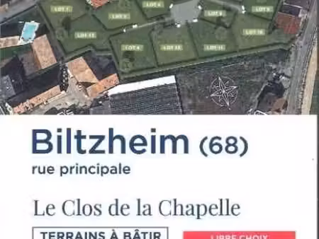 terrain constructible viabilisé à vendre