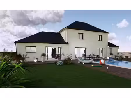 terrain avec maison neuve à vendre