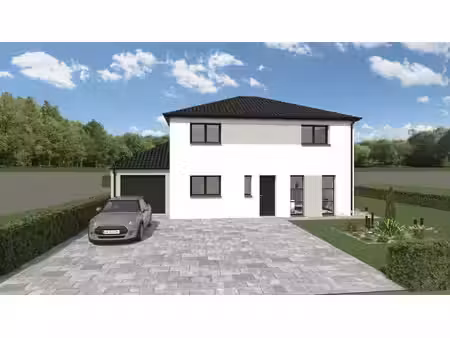 terrain avec maison neuve à vendre