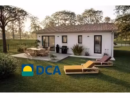 terrain avec maison neuve à vendre