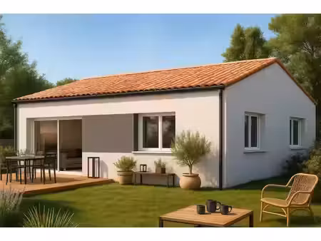 terrain avec maison neuve à vendre