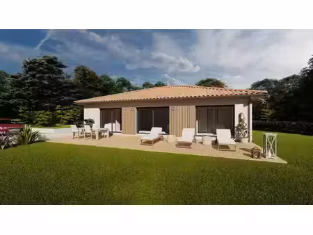 terrain avec maison neuve à vendre