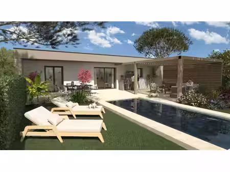 terrain avec maison neuve à vendre