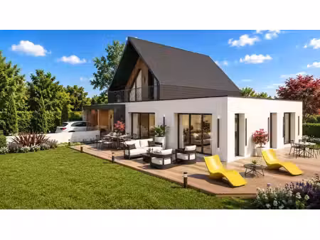 terrain avec maison neuve à vendre