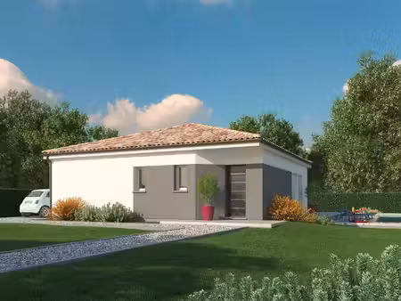 terrain avec maison neuve à vendre