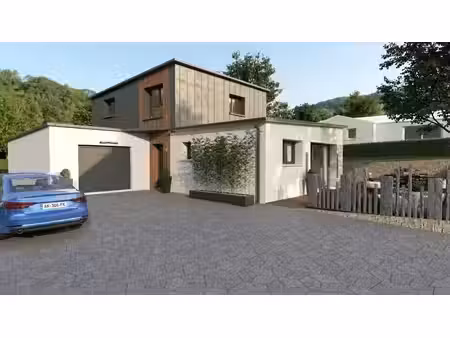 terrain avec maison neuve à vendre