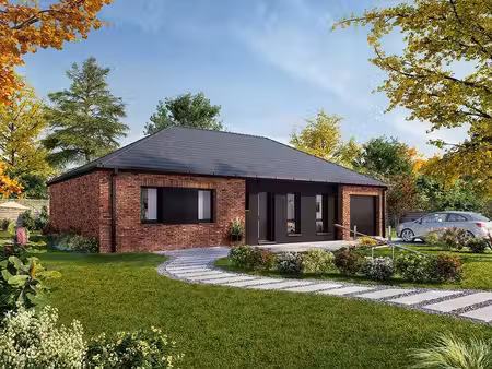 terrain avec maison neuve à vendre