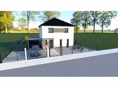 terrain avec maison neuve à vendre
