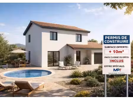terrain avec maison neuve à vendre