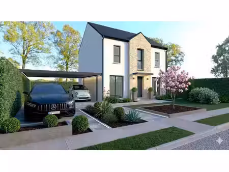 terrain avec maison neuve à vendre