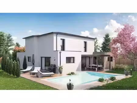 terrain avec maison neuve à vendre