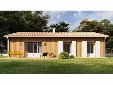 terrain avec maison neuve à vendre