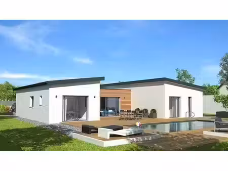 terrain avec maison neuve à vendre