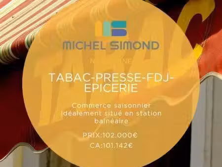 tabac-presse-loto à vendre