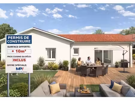 terrain avec maison neuve à vendre