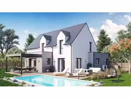 terrain avec maison neuve à vendre