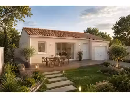 terrain avec maison neuve à vendre